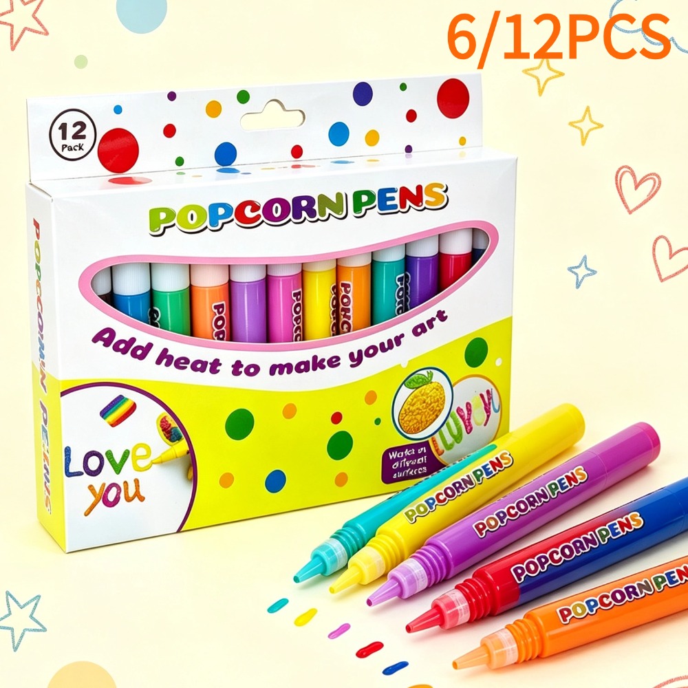 魔法のふわふわポップコーンペンセット 3D DIY アートマ - Copic Marker Sketch のレビューと価格