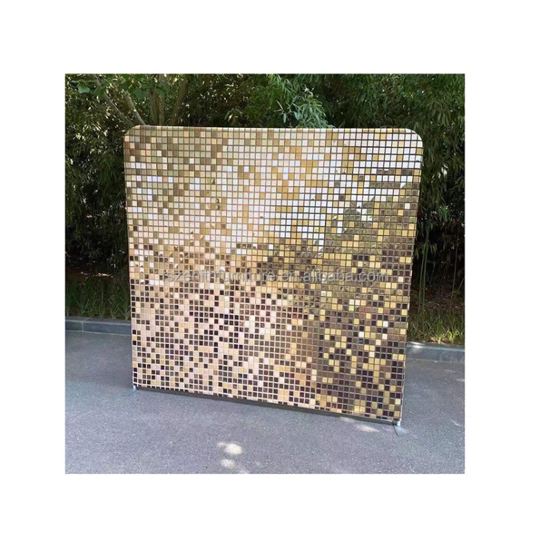 結婚披露宴特製スパンコール生地アーチバックカバー、夢のような - Sequin Fabric Panel のレビューと価格