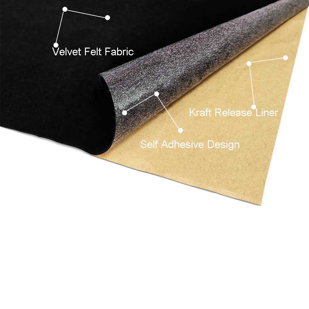 1 ロール 45 × 148 センチメートル自己粘着ベルベッ - Velvet Ribbon Roll のレビューと価格