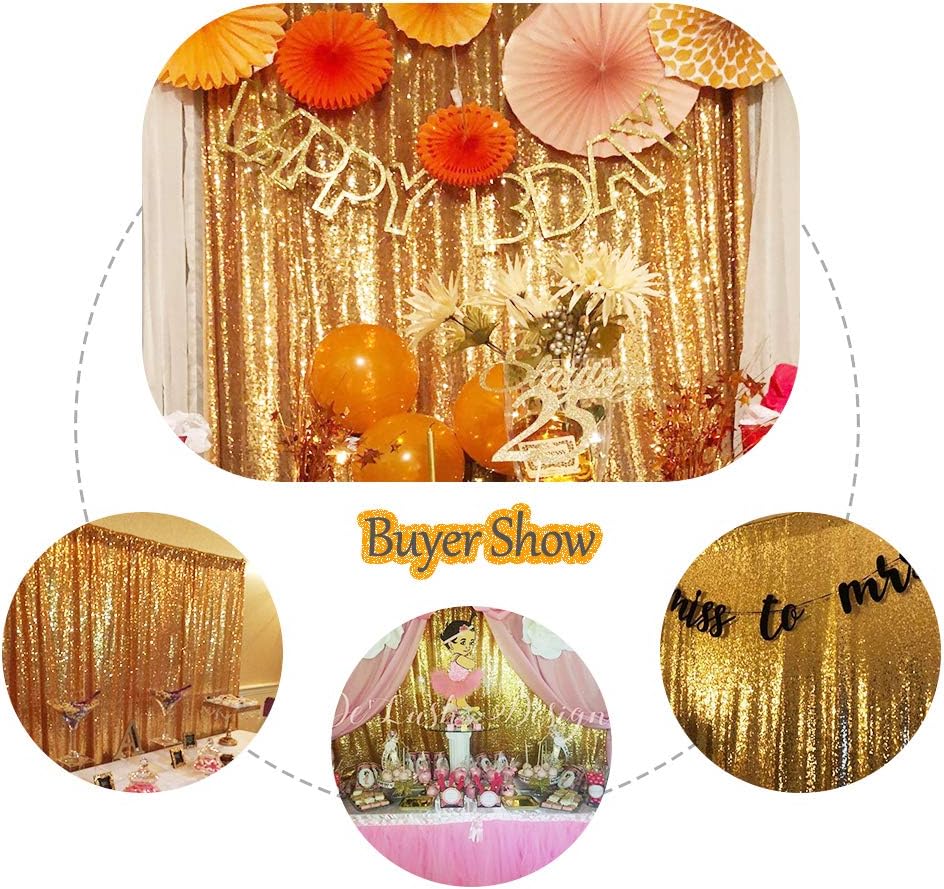 シルバーシークインバックドロップカーテン、グリッターバックド - Sequin Fabric Panel のレビューと価格