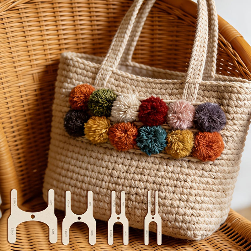 4サイズの木製ポンポンメーカー4個セット、毛糸ボールやかぎ針 - Pom Pom Maker Tool のレビューと価格