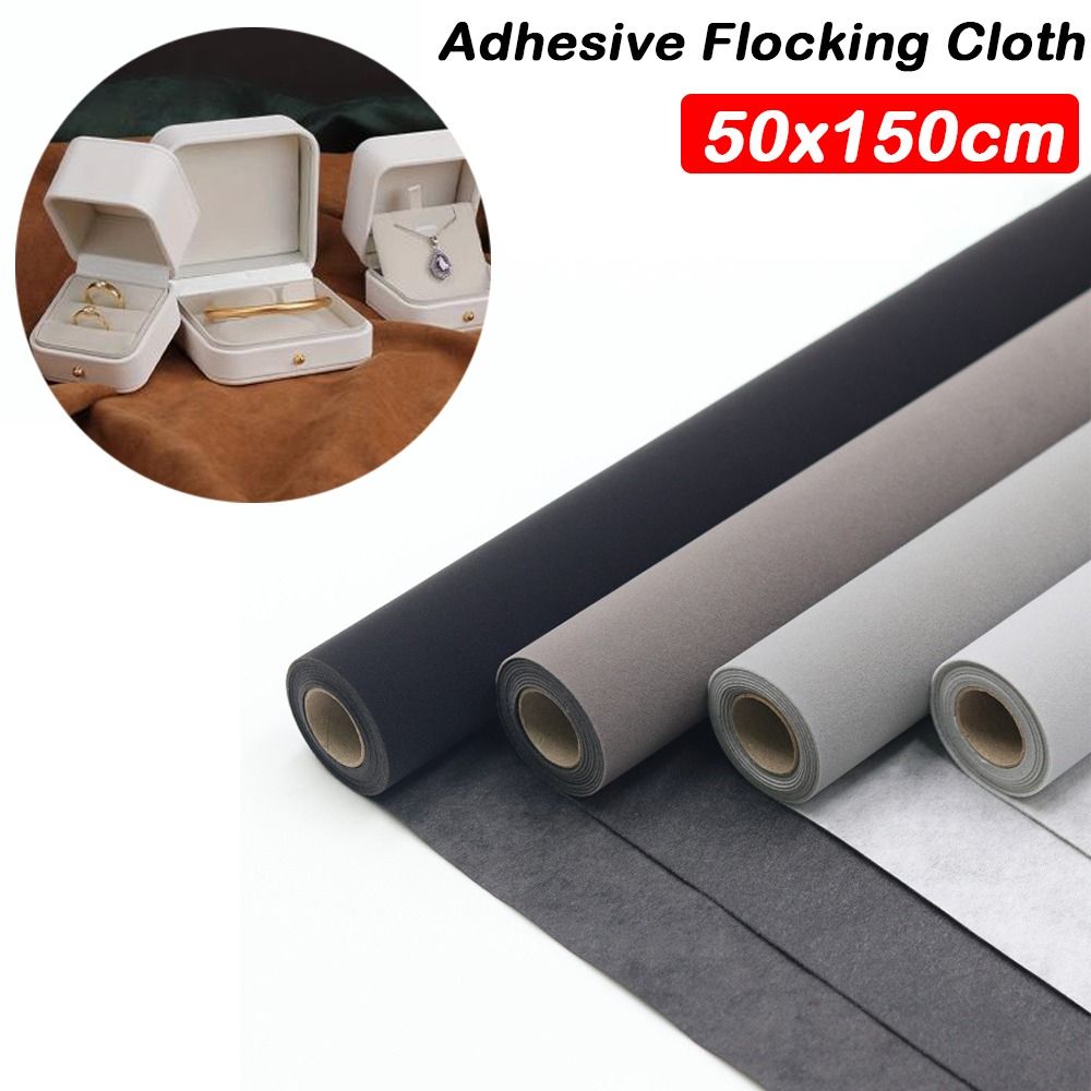 50x150cm 自己粘着ベルベット生地 厚手 ソフトタッチ - Velvet Ribbon Roll のレビューと価格
