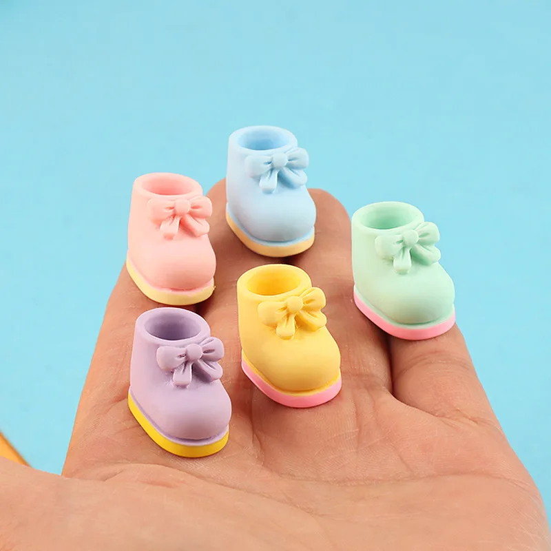 10個入り 3D漫画風 かわいいDIY樹脂製マカロンシューズ - Christmas Craft Embellishment のレビューと価格